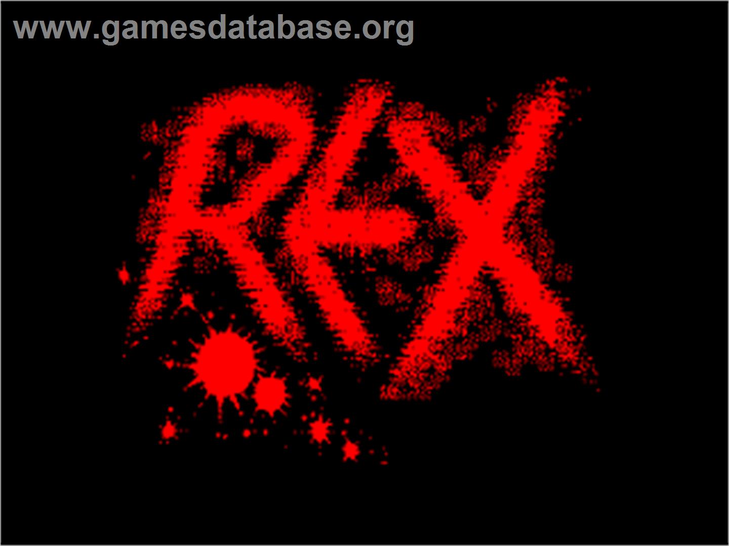 Rex - Amstrad CPC - Artwork - Title Screen