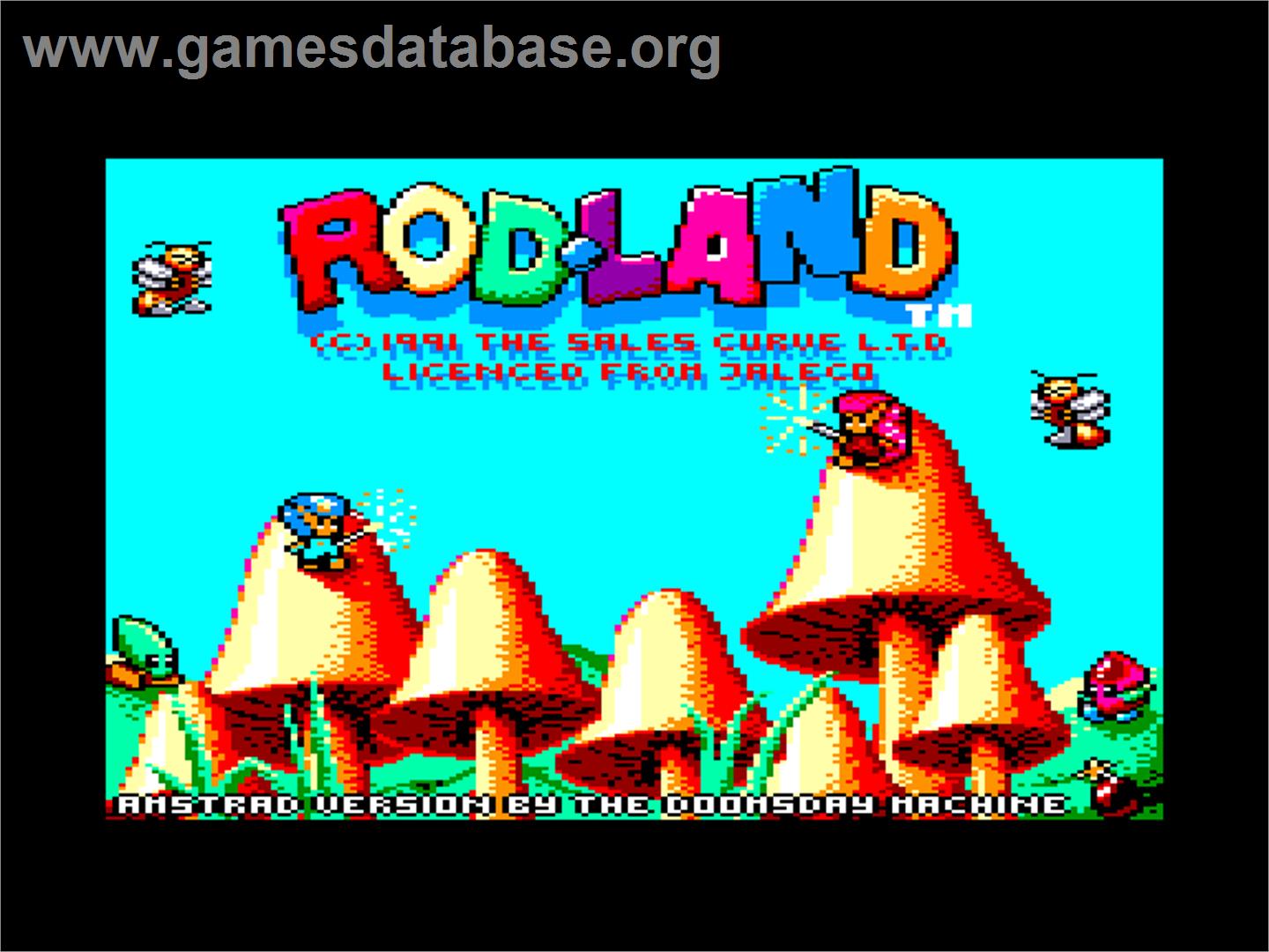 Rodland - Amstrad CPC - Artwork - Title Screen