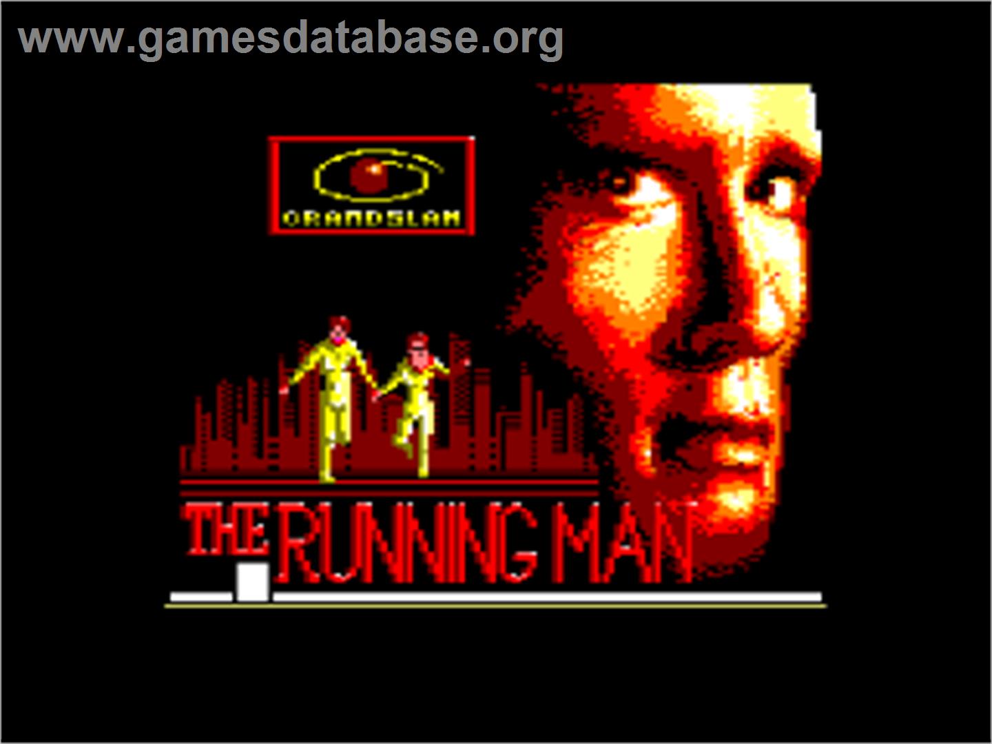 Running Man - Amstrad CPC - Artwork - Title Screen