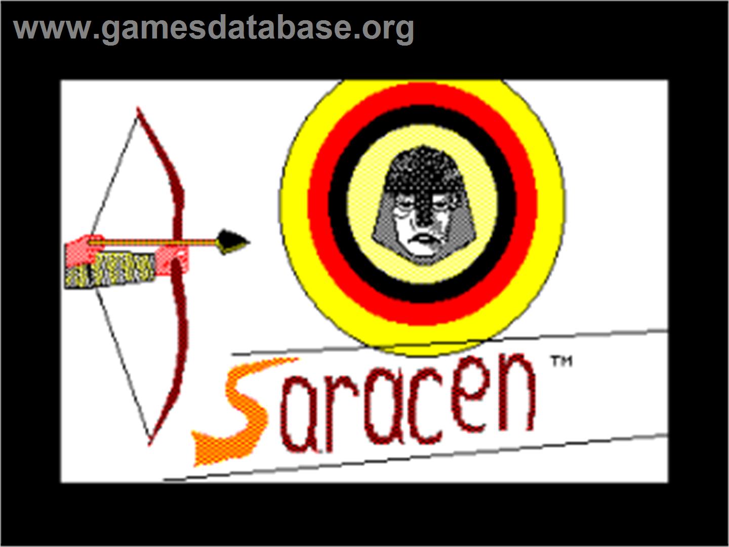 Saracen - Amstrad CPC - Artwork - Title Screen