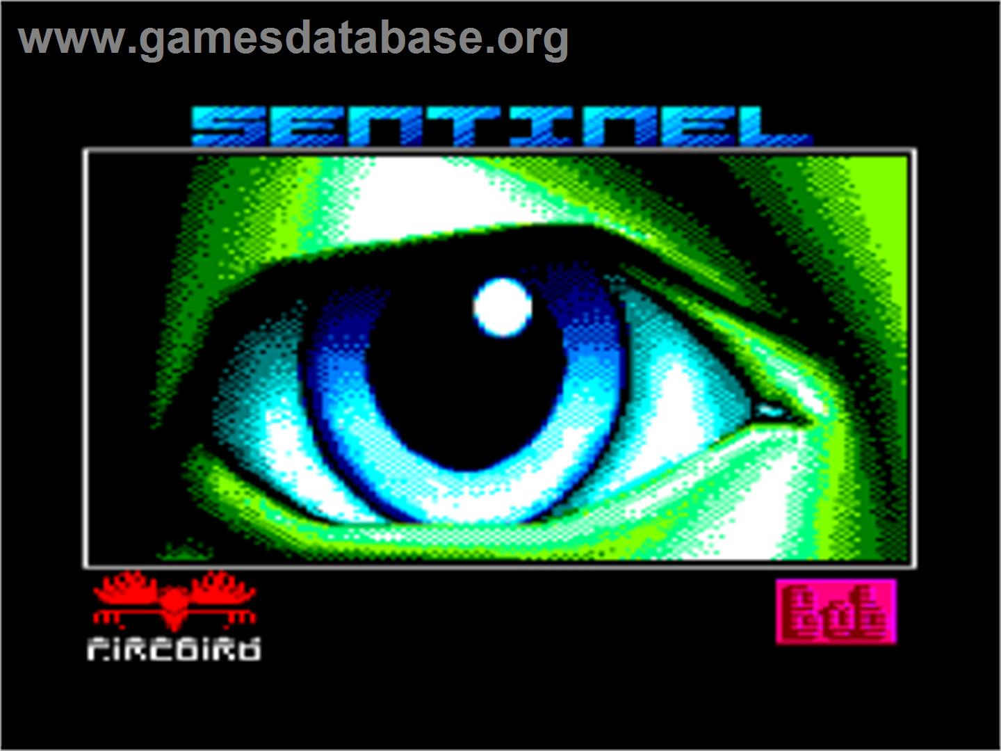 Sentinel - Amstrad CPC - Artwork - Title Screen