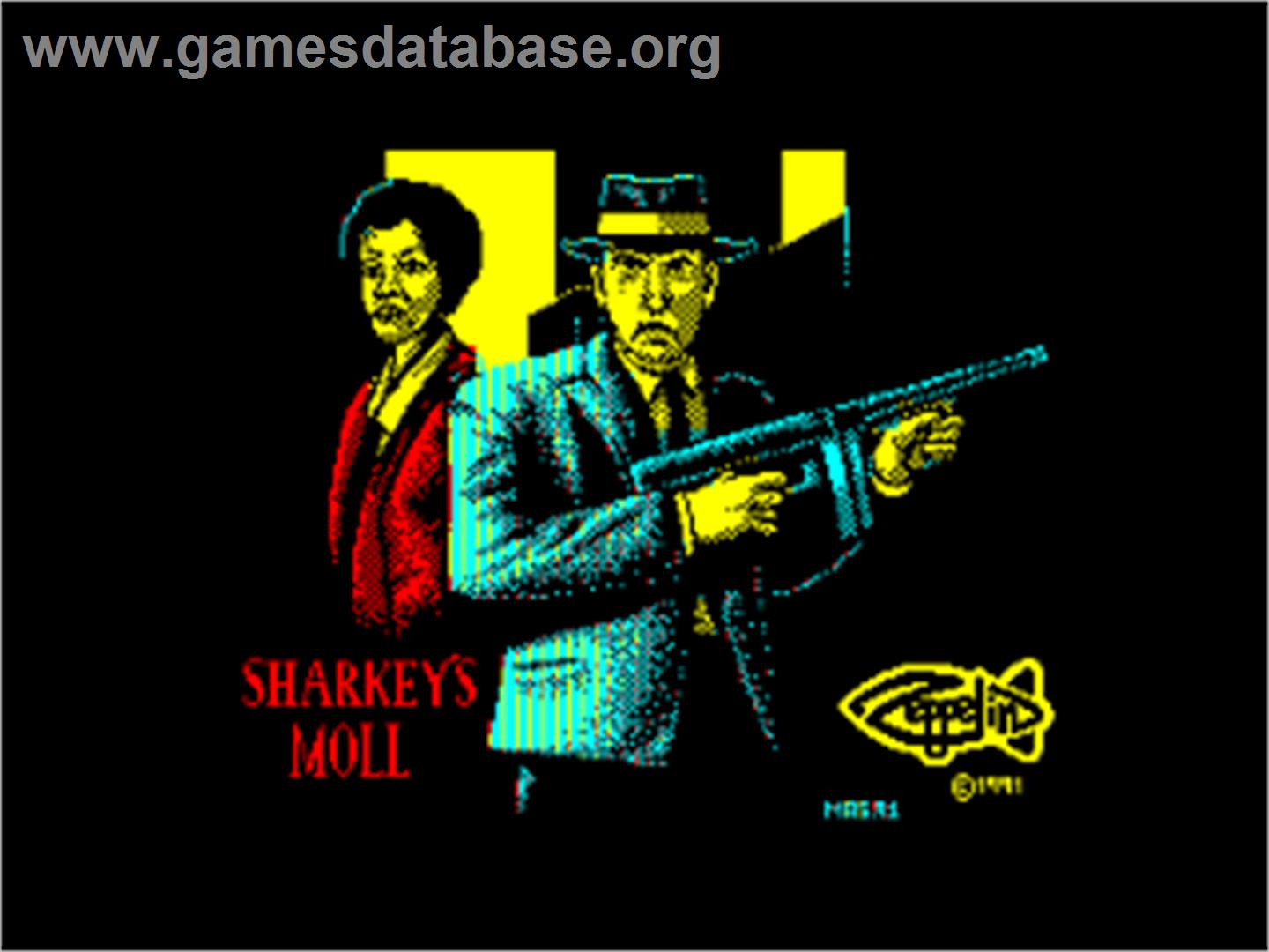 Sharkey's Moll - Amstrad CPC - Artwork - Title Screen