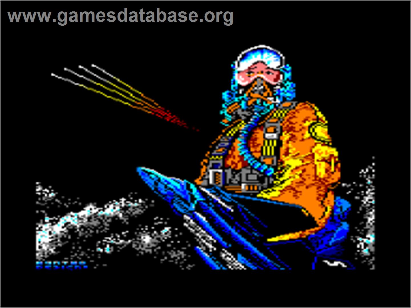 Silent Shadow - Amstrad CPC - Artwork - Title Screen