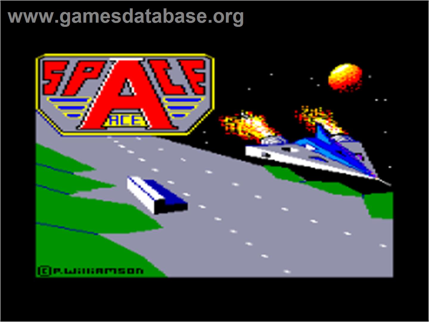 Space Ace - Amstrad CPC - Artwork - Title Screen