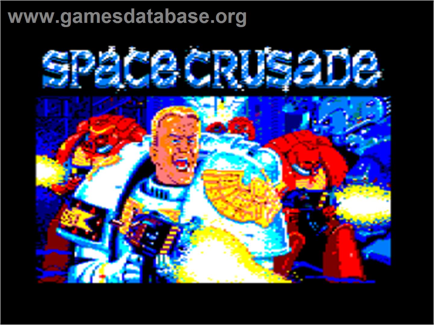 Space Crusade - Amstrad CPC - Artwork - Title Screen