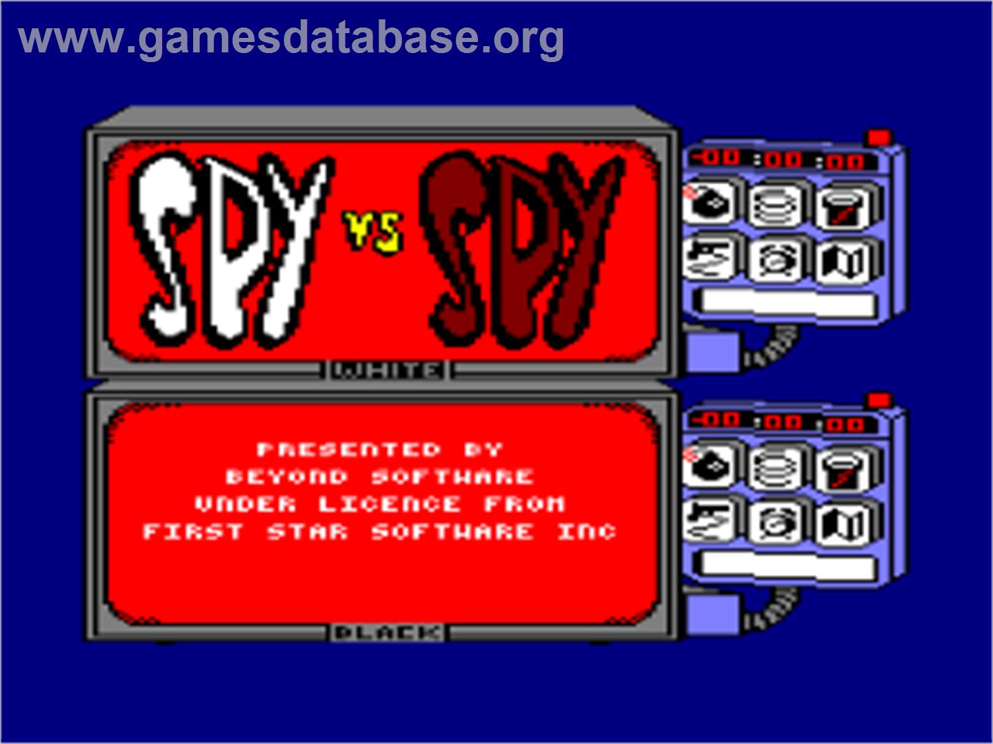 Spy vs. Spy - Amstrad CPC - Artwork - Title Screen