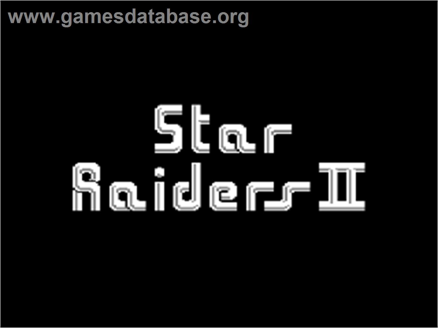 Star Raiders 2 - Amstrad CPC - Artwork - Title Screen