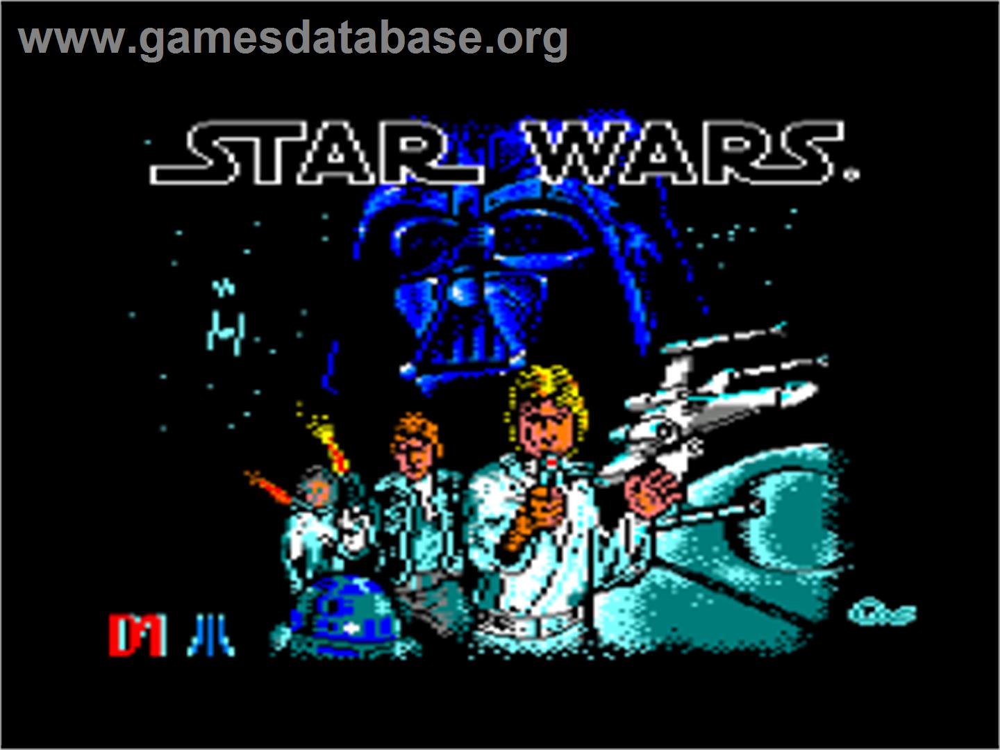 Star Wars: Return of the Jedi - Amstrad CPC - Artwork - Title Screen