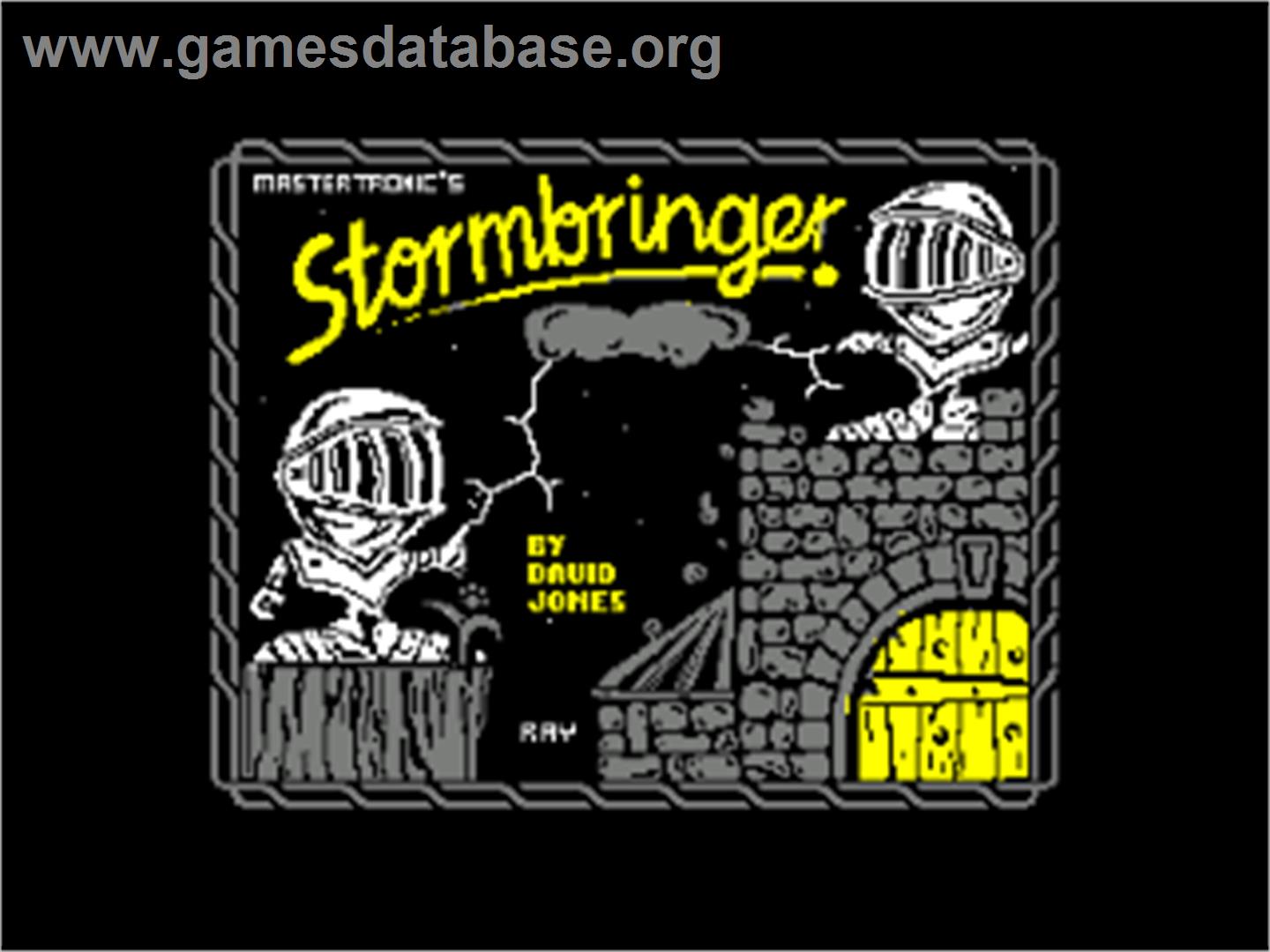 Stormbringer - Amstrad CPC - Artwork - Title Screen