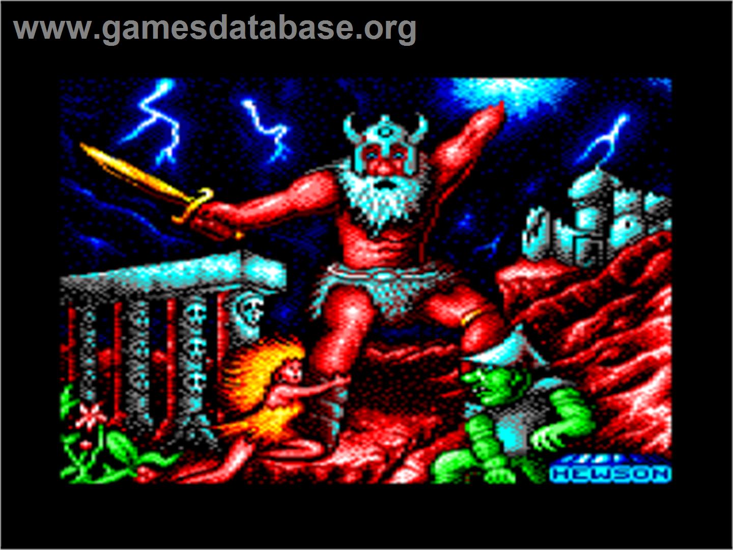 Stormlord - Amstrad CPC - Artwork - Title Screen