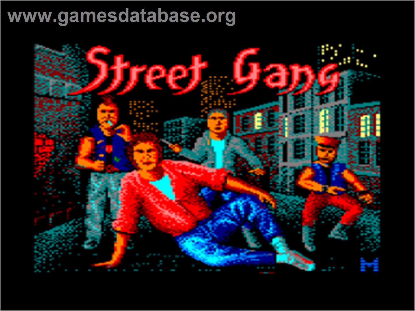 Street Cat - Amstrad CPC - Artwork - Title Screen