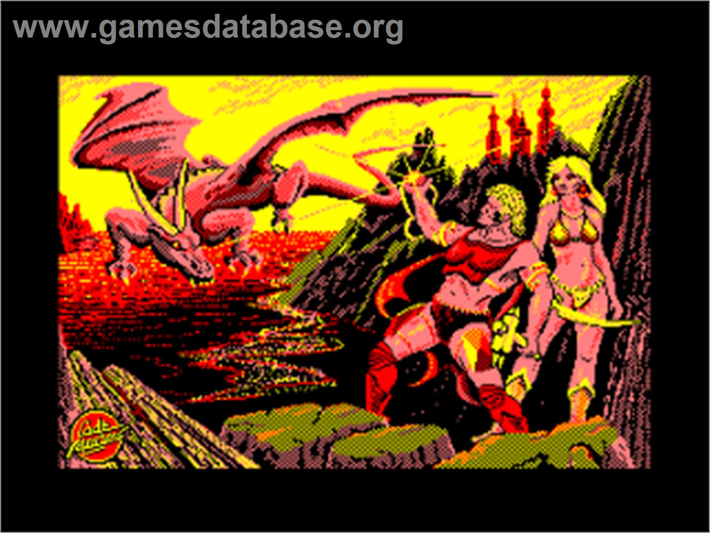 Super Hero - Amstrad CPC - Artwork - Title Screen
