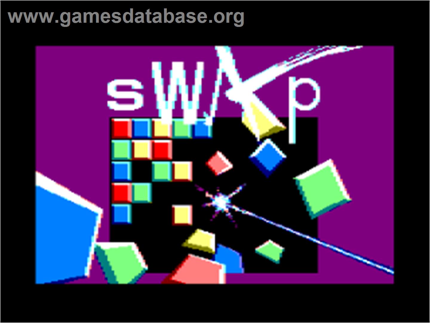 Swap - Amstrad CPC - Artwork - Title Screen