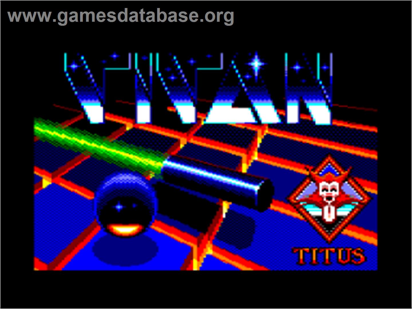 Titan - Amstrad CPC - Artwork - Title Screen