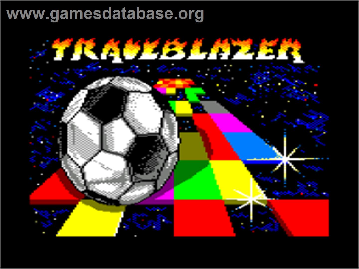 Trail Blazer - Amstrad CPC - Artwork - Title Screen