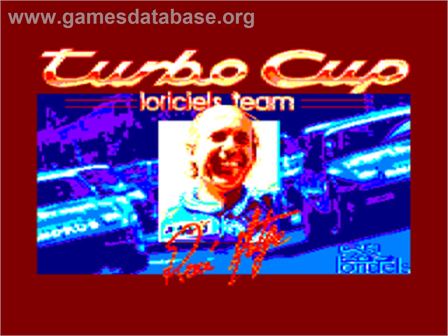 Turbo Cup - Amstrad CPC - Artwork - Title Screen