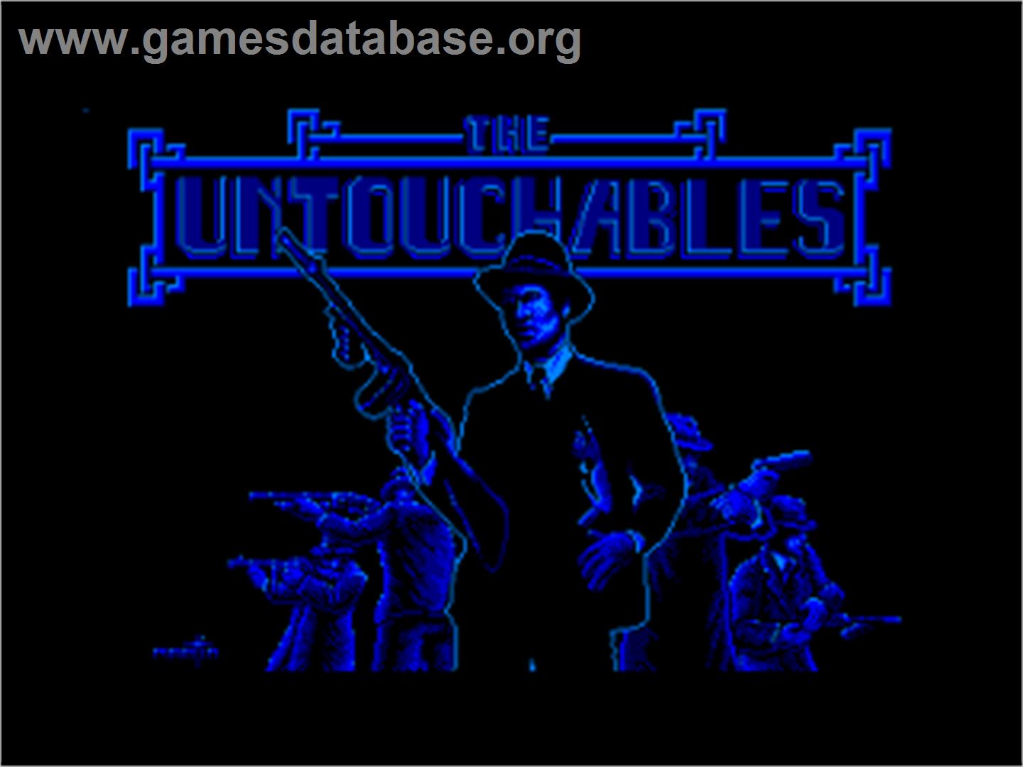 Untouchables - Amstrad CPC - Artwork - Title Screen