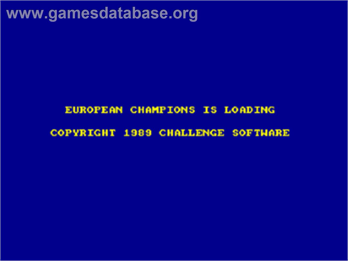 We Are the Champions - Amstrad CPC - Artwork - Title Screen