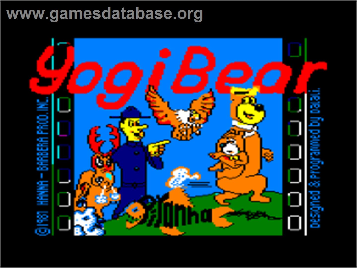 Yogi Bear - Amstrad CPC - Artwork - Title Screen
