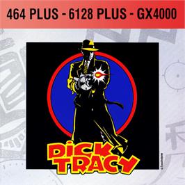 Box cover for Dick Tracy on the Amstrad GX4000.