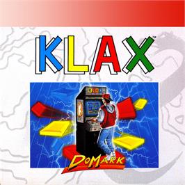 Box cover for Klax on the Amstrad GX4000.
