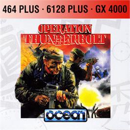 Box cover for Operation Thunderbolt on the Amstrad GX4000.