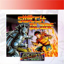 Box cover for Switchblade on the Amstrad GX4000.