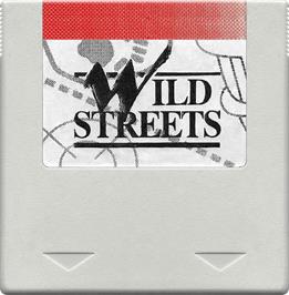 Cartridge artwork for Wild Streets on the Amstrad GX4000.
