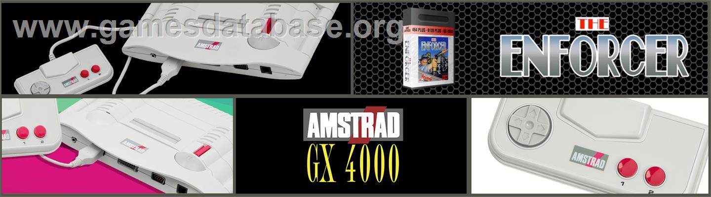 Enforcer, The - Amstrad GX4000 - Artwork - Marquee