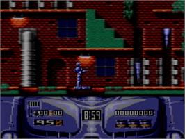 In game image of Robocop 2 on the Amstrad GX4000.