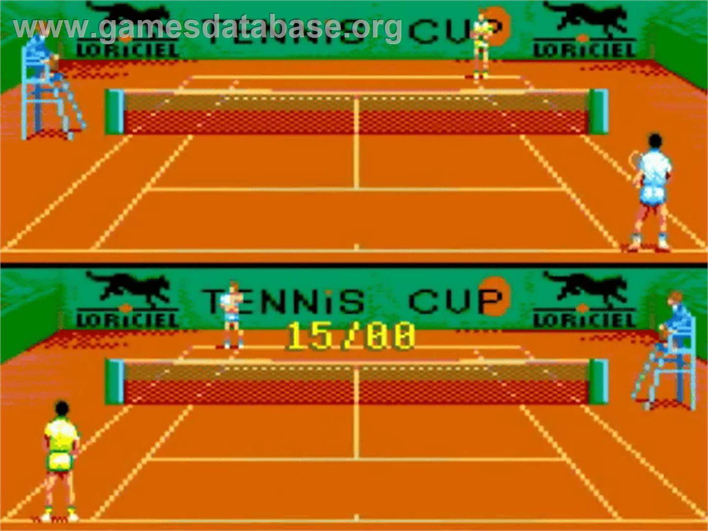 Tennis Cup II - Amstrad GX4000 - Artwork - In Game