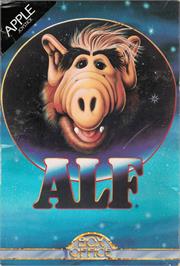 Box cover for ALF: The First Adventure on the Apple II.
