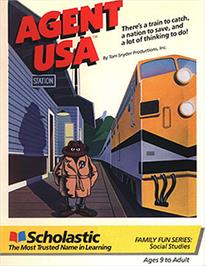 Box cover for Agent USA on the Apple II.