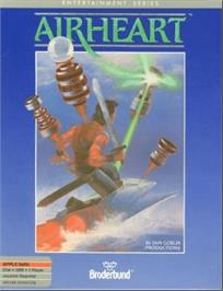 Box cover for Airheart on the Apple II.