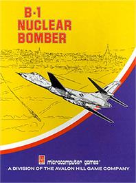 Box cover for B-1 Nuclear Bomber on the Apple II.