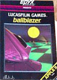 Box cover for Ballblazer on the Apple II.