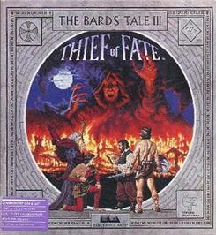 Box cover for Bard's Tale III: Thief of Fate on the Apple II.