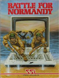 Box cover for Battle for Normandy on the Apple II.
