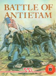 Box cover for Battle of Antietam on the Apple II.