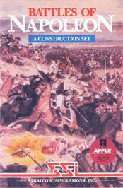 Box cover for Battles of Napoleon on the Apple II.