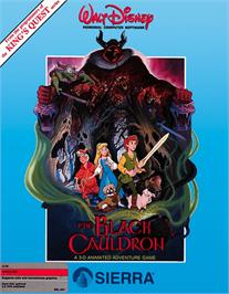 Box cover for Black Cauldron on the Apple II.