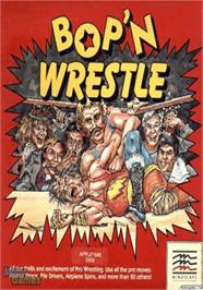 Box cover for Bop 'n Wrestle on the Apple II.