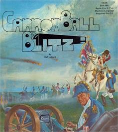 Box cover for CannonBall Blitz on the Apple II.