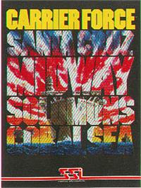 Box cover for Carrier Force on the Apple II.