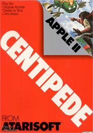 Box cover for Centipede on the Apple II.