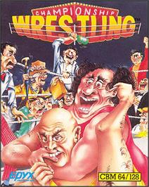 Box cover for Championship Wrestling on the Apple II.