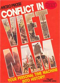 Box cover for Conflict in Vietnam on the Apple II.