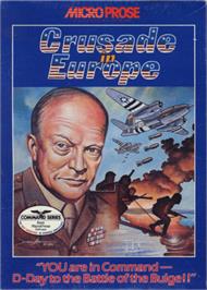 Box cover for Crusade in Europe on the Apple II.