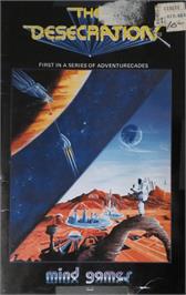 Box cover for Destination: Mars on the Apple II.
