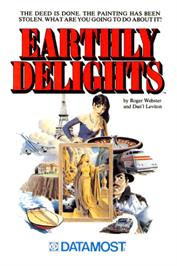 Box cover for Earthly Delights on the Apple II.